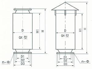 風(fēng)機消聲器內(nèi)部結(jié)構(gòu)詳細圖